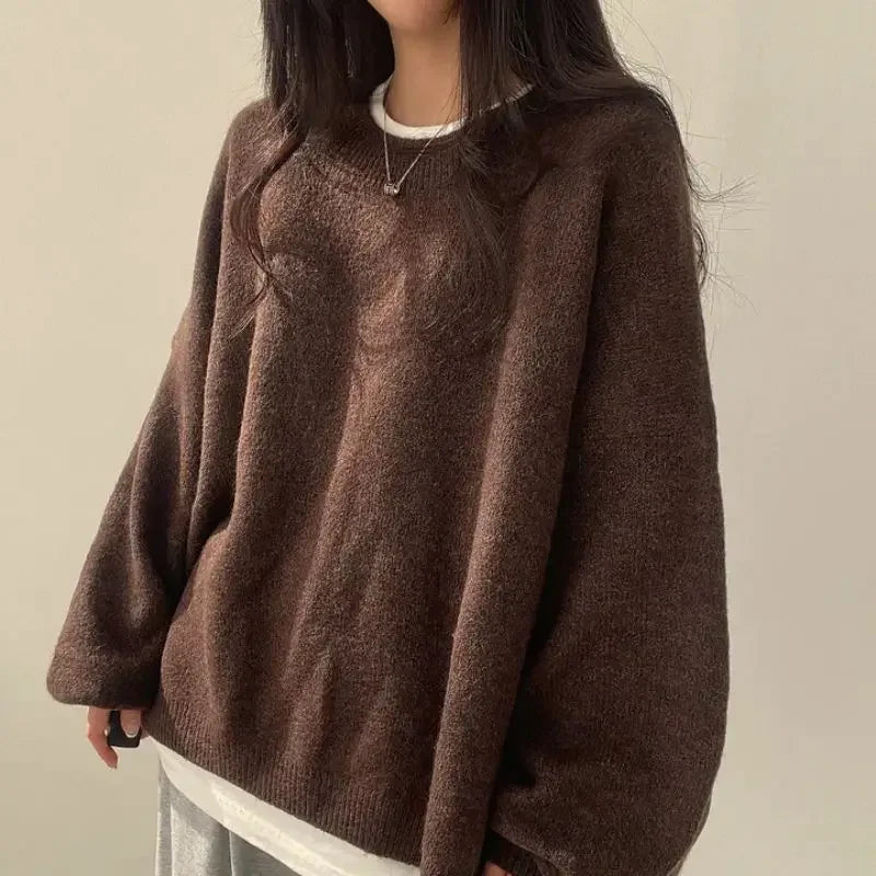 Cozy Womens Crew Neck Pullover 