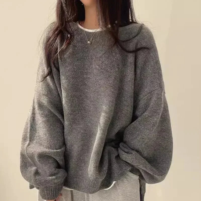 Cozy Womens Crew Neck Pullover 