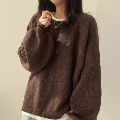 Cozy Womens Crew Neck Pullover 